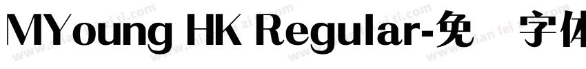 MYoung HK Regular字体转换